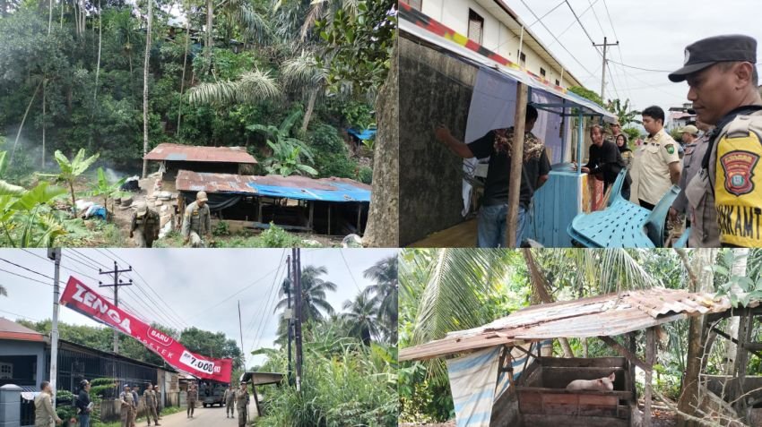 Satpol PP Kota Padangsidimpuan Gelar Giat Rutin Penegakan Perda di Tiga Kecamatan