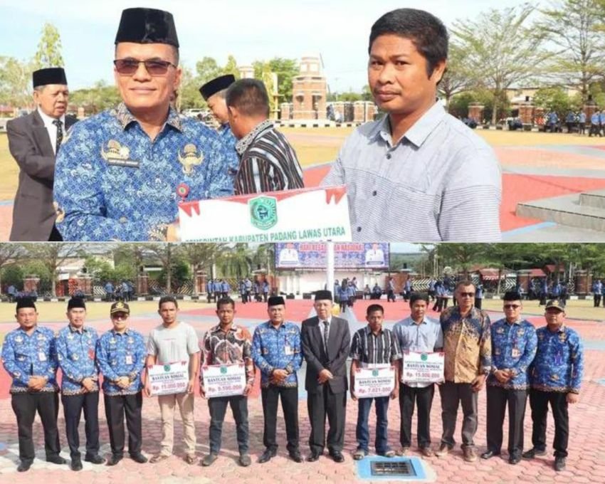 Wabup Paluta Serahkan Bantuan Sosial untuk Korban Bencana: Wujud Kepedulian Pemerintah Daerah