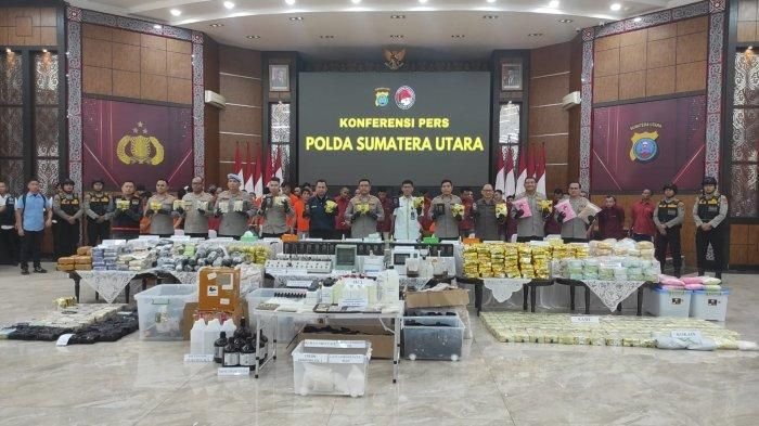 Pengungkapan Narkoba 1,2 Ton di Sumut dalam 6 Bulan, Polda Targetkan Turunkan Predikat Juara 1 Peredaran Narkoba