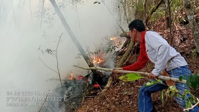 Karhutla di Kabupaten Toba Luasnya Capai 220 Hektare, Balai Pengelolaan Kewalahan