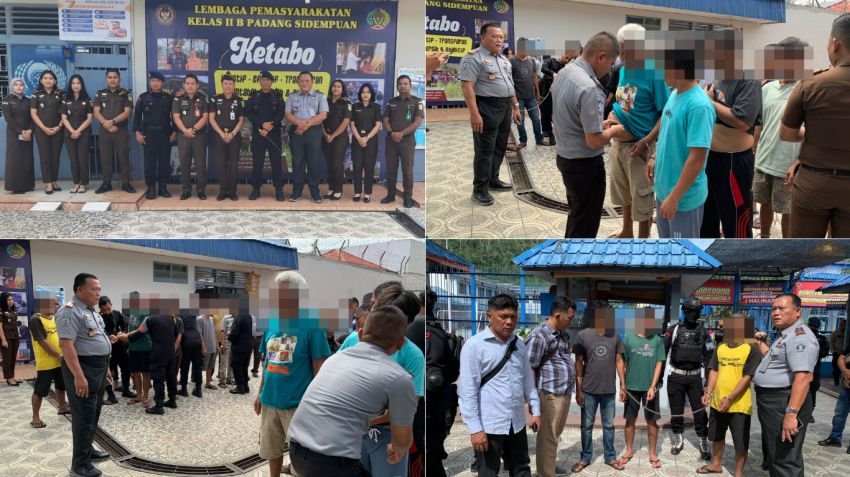 Kurangi Overkapasitas, Lapas Kelas IIB Padangsidimpuan Pindahkan 99 Tahanan ke Rutan Sipirok