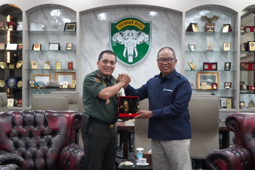 Pangdam IM Terima Audiensi Komisaris Utama PT. Adhi Karya, Bahas Sinergi Pembangunan Infrastruktur Aceh