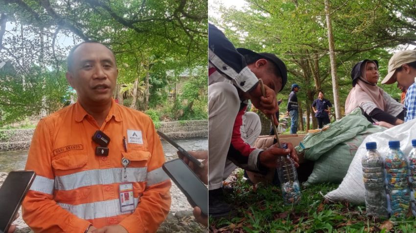 PTAR Gelar Aksi Peduli Lingkungan, Warga Garoga Diajak Bikin Ecobrik dari Sampah Plastik