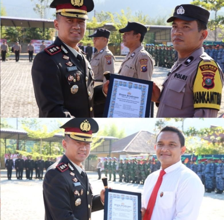 Kapolres Tapanuli Tengah Beri Penghargaan kepada Personel Berprestasi, Dorong Inovasi dan Pelayanan Prima