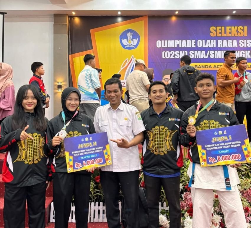 SMAN 7 Banda Aceh Raih Emas dan Perak di O2SN Provinsi Aceh 2025