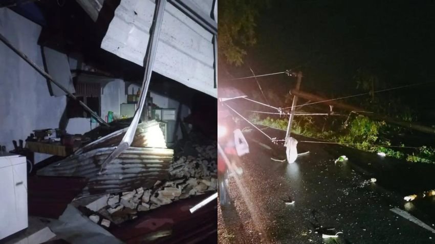 Puluhan Rumah Rusak dan Dua Warga Luka Akibat Puting Beliung di Serdang Bedagai