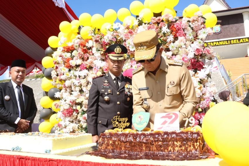 HUT Bhayangkara ke-79, Bupati Tapsel Apresiasi Dedikasi Polri dan Sinergi Bersama Daerah