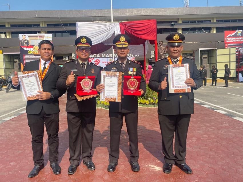 Polsek Sunggal Raih Juara I Sosiometri di HUT Bhayangkara ke-79 Polrestabes Medan