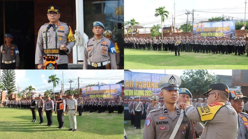 Polresta Denpasar Gelar Operasi Patuh Agung 2025, Kapolresta: Tertib Berlalu Lintas Adalah Tanggung Jawab Bersama
