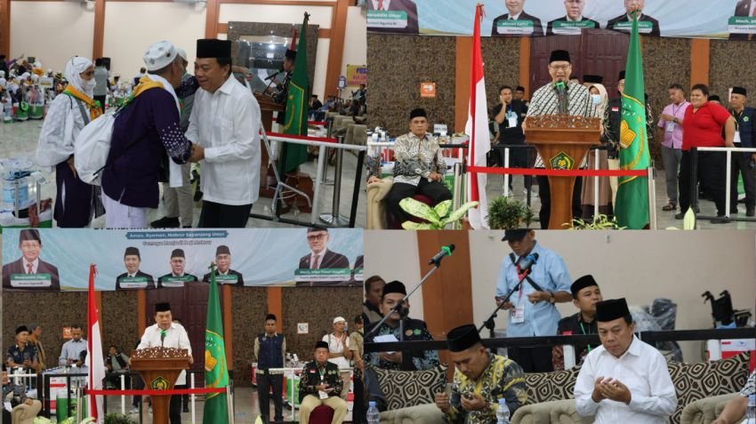 Jamaah Haji asal Tapanuli Selatan Kloter 20 Tiba dengan Selamat, Disambut Hangat di Asrama Haji Medan