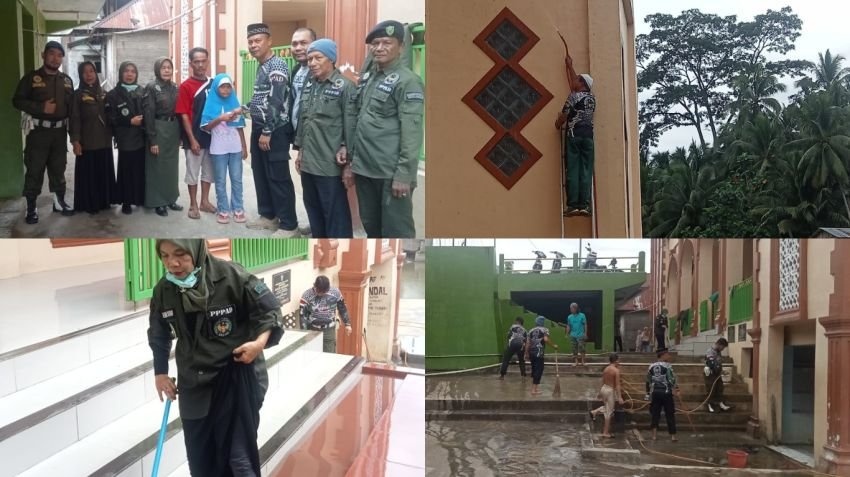 Jumat Bersih dan Berbagi di Sayurmatinggi: Kolaborasi Masyarakat Wujudkan Kepedulian Sosial