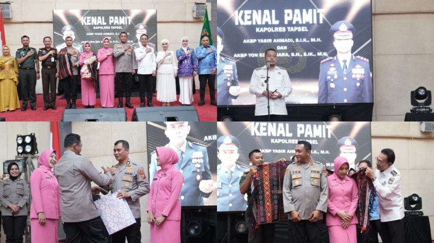 Kenal Pamit Kapolres Tapsel: AKBP Yon Edi Winara Resmi Gantikan AKBP Yasir Ahmadi