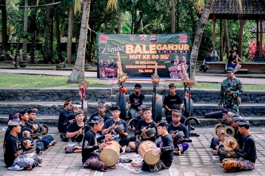 Semangat Kemerdekaan! Kodim 1617/Jembrana Gelar Seleksi Baleganjur Kreasi Jelang HUT RI ke-80