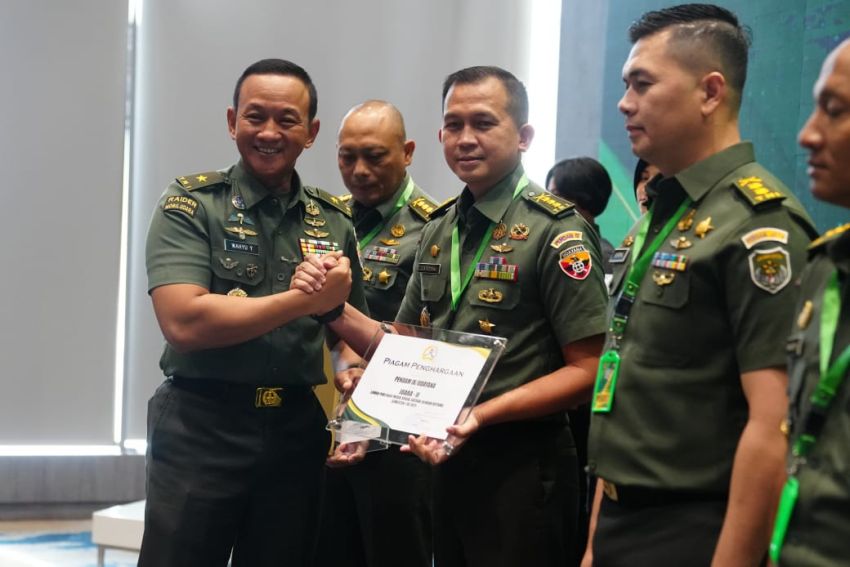 Kodam IX/Udayana Raih Juara 2 Nasional dalam Publikasi Teritorial TNI AD Semester I 2025