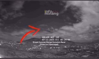 Aktivitas Gunung Merapi Meningkat, 34 Guguran Lava Terpantau Luncur ke Barat Daya