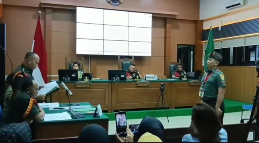 Tragedi Penggerebekan Judi Sabung Ayam Way Kanan, Kopda Bazarsah Dituntut Hukuman Mati