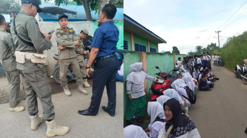 Pemkab Deli Serdang Segel Sekolah Al-Washliyah, Siswa Terpaksa Belajar di Luar
