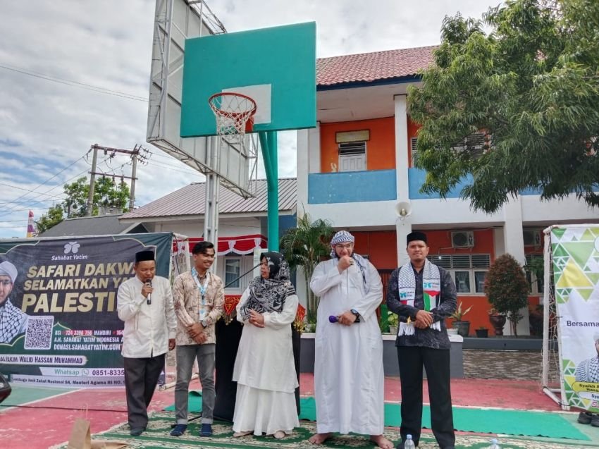 Siswa SMAN 7 Banda Aceh Galang Donasi Rp12,7 Juta untuk Palestina Lewat Tabligh Akbar
