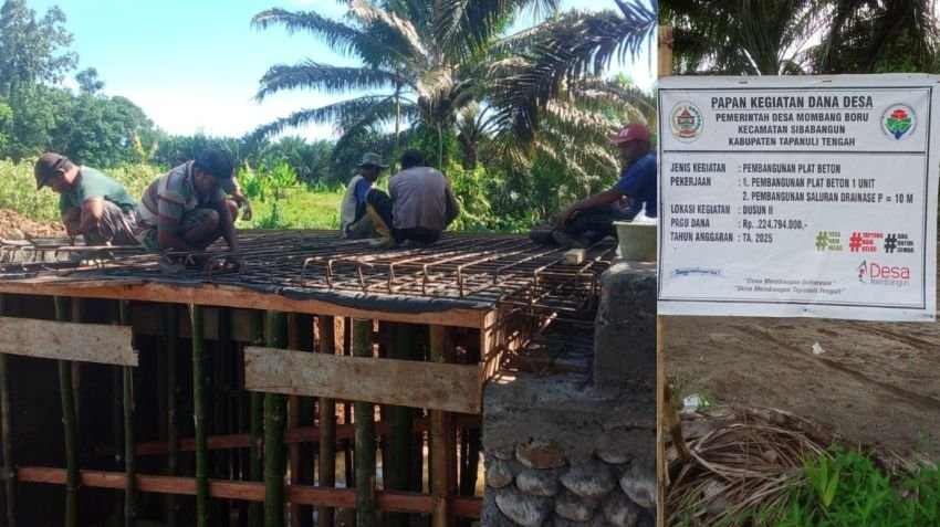 Pemdes Mombang Boru Bangun Jembatan Penghubung untuk Tingkatkan Akses Pertanian Warga