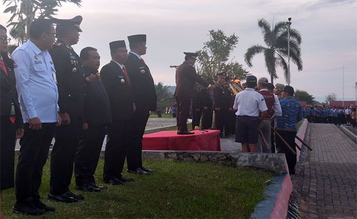 Balige Meriah dengan Pawai Taptu dan Obor Sambut HUT ke-80 RI