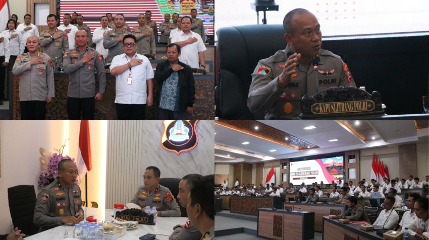 Kapuslitbang Polri Lakukan Kunjungan Kerja ke Polda Bali, Bahas Evaluasi dan Penguatan Layanan Kepolisian