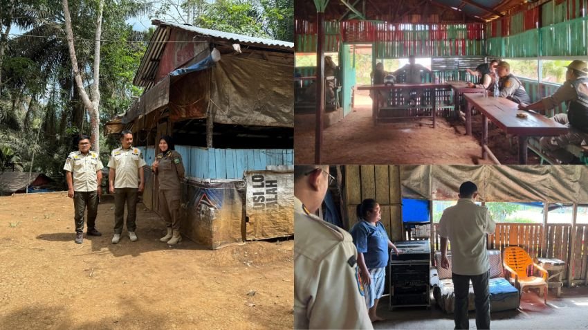 Satpol PP Kota Padangsidimpuan Lakukan Penegakan Perda dan Himbauan Keamanan di Tor Simarsayang