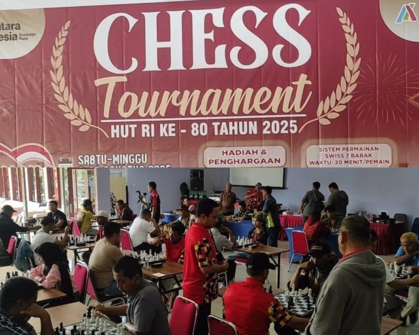 Strategi, Sportivitas, dan Semangat Kemerdekaan di Turnamen Catur HUT RI ke-80 INALUM