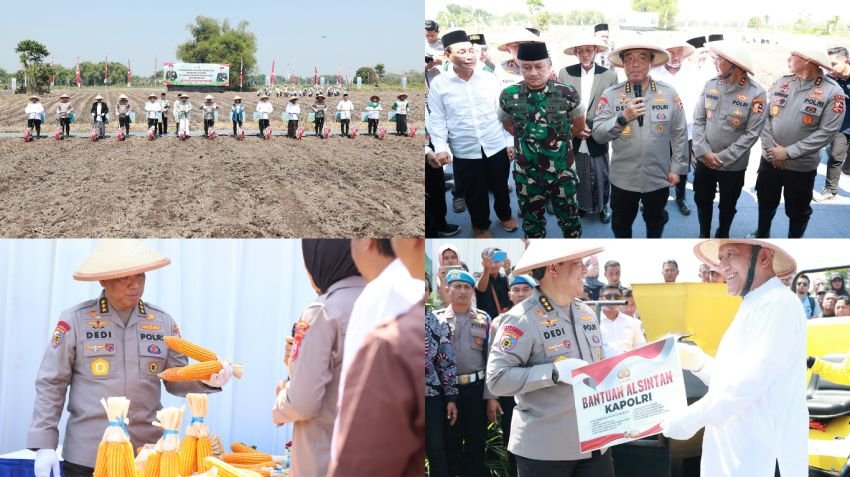 Polri dan Pondok Pesantren Bersinergi Tanam Jagung, Dukung Swasembada Pangan Nasional