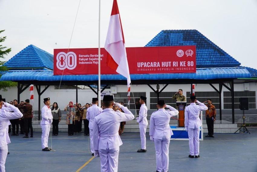 Rutan Kelas I Medan Gelar Upacara HUT RI ke-80, Kobarkan Semangat Nasionalisme dan Pelayanan Terbaik