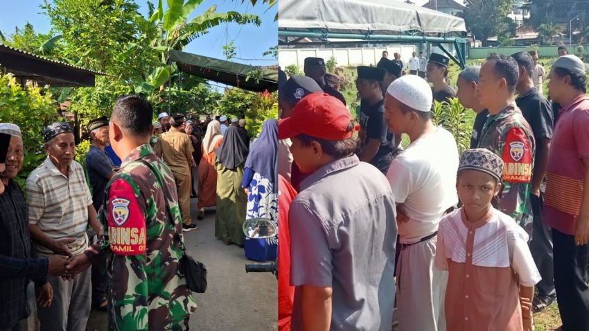 Babinsa Loloan Timur Melayat Warga, Bukti Kepedulian dan Sinergi Sosial TNI dengan Masyarakat