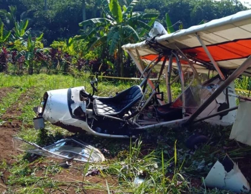 Pesawat Latih Jatuh di Pemakaman Ciampea, Pilot Tewas, Satu Penumpang Luka Berat