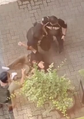 Viral! Diduga Anggota Polisi Injak Kepala Demonstran hingga Kejang, Peristiwa Terjadi di Hadapan Kasat Reskrim Medan