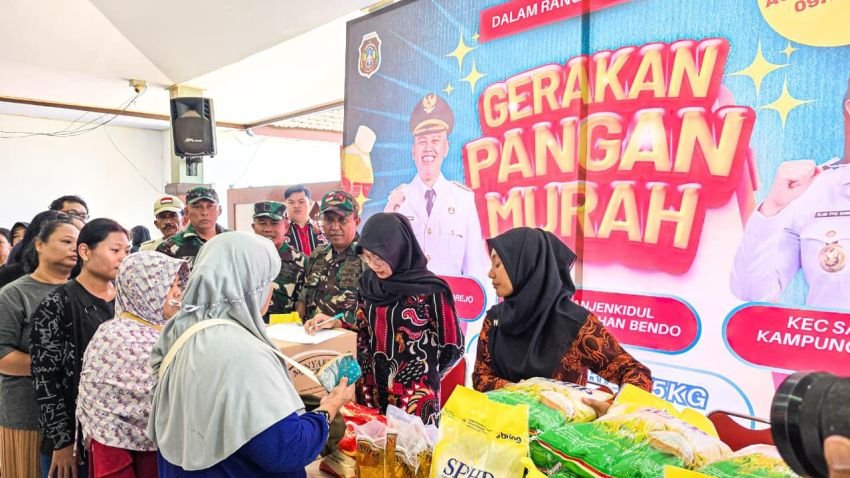 Fokus Jaga Stabilitas Harga dan Pasokan, Dandim 0808 Blitar Hadiri Zoom Meeting GPM Serentak