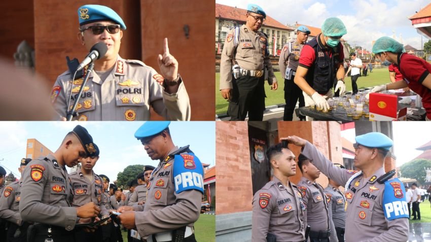Polda Bali Gelar Operasi Gaktibplin Menyeluruh, Tingkatkan Disiplin dan Profesionalisme Personel