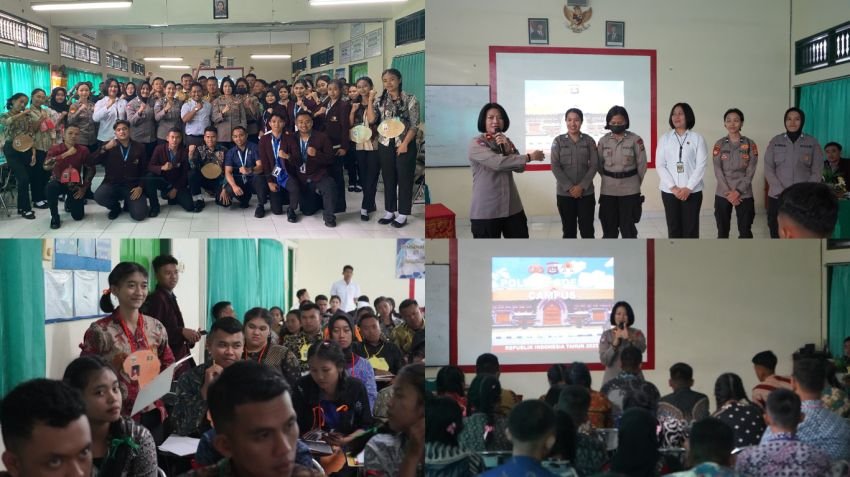 Polwan Goes to School: Polwan Polda Bali Ajak Mahasiswa Jadi Generasi Sehat dan Bebas Narkoba