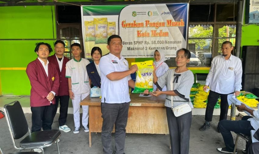 Pemko Medan Gelar Gerakan Pangan Murah, Sediakan Beras Harga Terjangkau untuk Warga