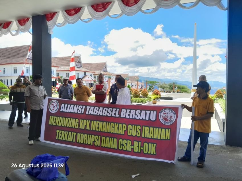 Aliansi Tabagsel Bersatu Desak KPK Tuntaskan Kasus CSR BI-OJK, Gus Irawan Pasaribu Jadi Sorotan Utama