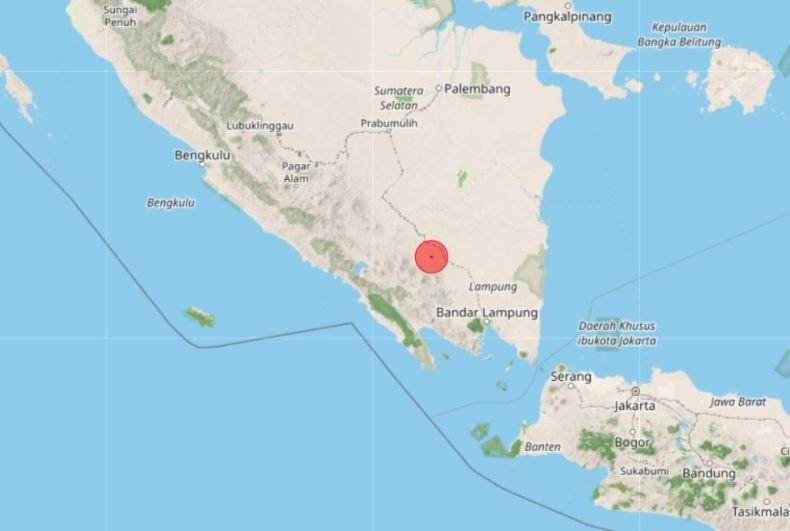 Gempa Magnitudo 5,0 Guncang Lampung Utara, BMKG Pastikan Tidak Berpotensi Tsunami
