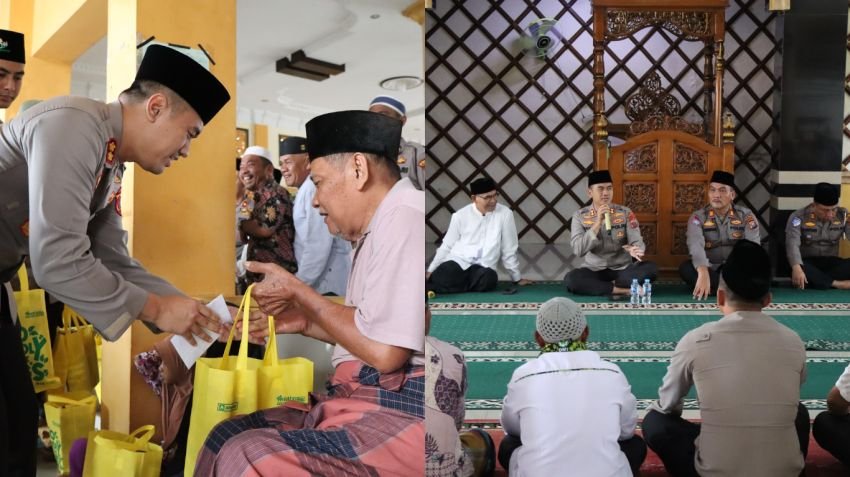 Polres Tapteng Gelar Jumat Kamtibmas, Kapolres Imbau Warga Jadi Polisi bagi Diri Sendiri