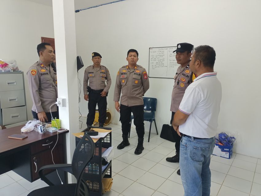 Perkuat Sinergi, Kapolsek Densel Sambangi Kantor Fast Boat PT. Budiman Indah Perkasa di Serangan