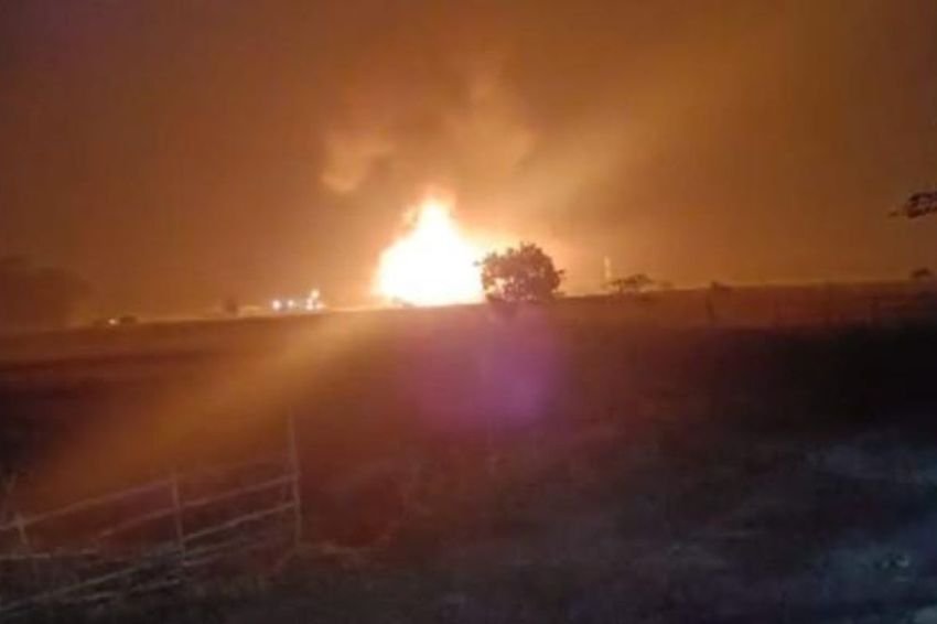 Ledakan Hebat Sumur Gas Pertamina di Subang! Warga Panik dan Berhamburan