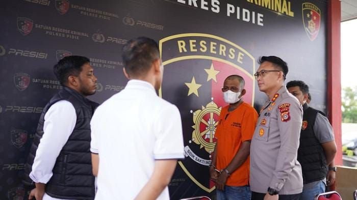 Polisi Tangkap Pria Diduga Oplos Beras di Pidie, Puluhan Karung Disita