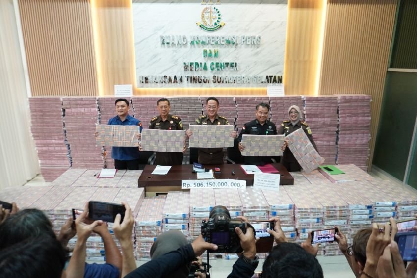 Korupsi Kredit BUMN: Kejati Sumsel Amankan Rp506 Miliar Uang Tunai