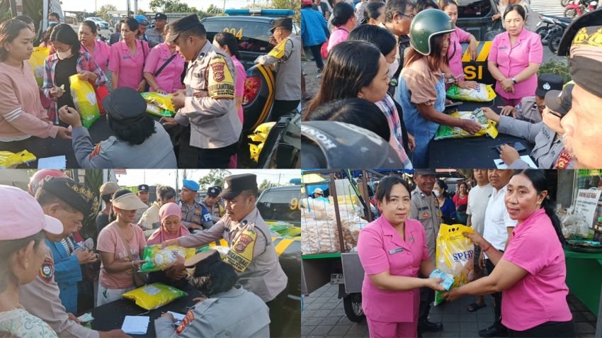 Sambut HUT RI ke-80, Polsek Dentim Hadirkan Beras SPHP dengan Harga Terjangkau