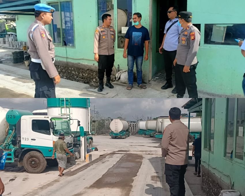 Kapolsek Denpasar Selatan Jalin Sinergi dengan PT. Merak Jaya Beton, Tekankan Pentingnya Kamtibmas