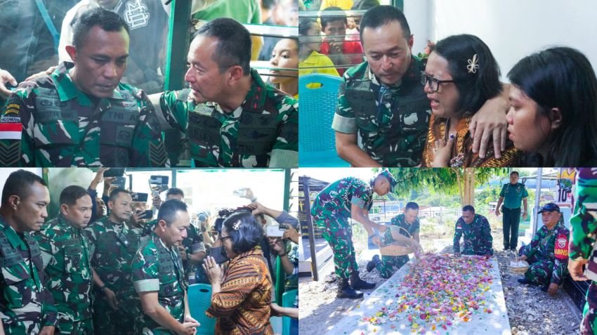 Kunjungan Rumah Duka Prada Lucky, Pangdam IX/Udayana: Proses Hukum Akan Ditegakkan dengan Tegas dan Transparan