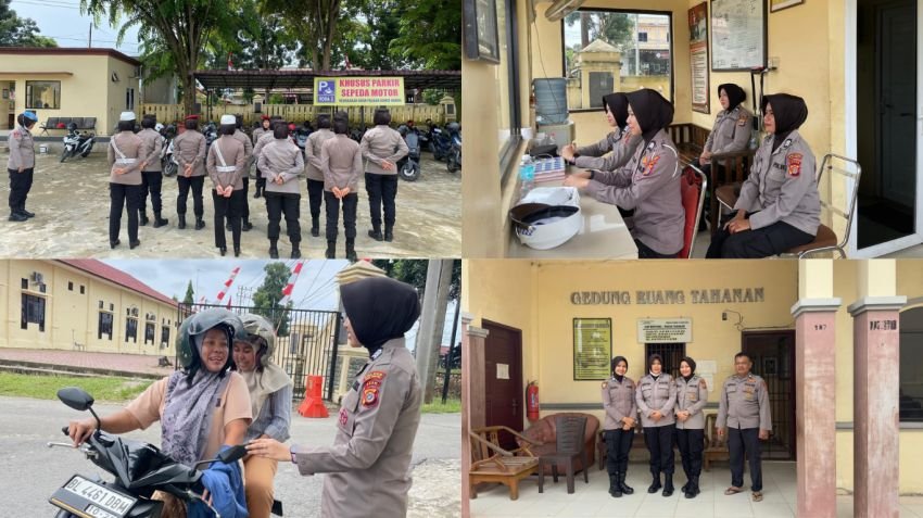 Polwan Bertugas di Garda Depan, Polres Aceh Tamiang Tunjukkan Komitmen Kesetaraan