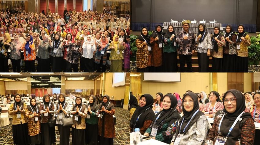 TP PKK Mandailing Natal Ikuti Bimtek dan Puncak Hari Kesatuan Gerak ke-55 di Medan