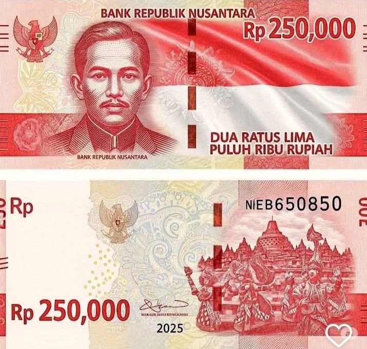Heboh Uang Baru Rp80.000 dan Rp250.000 Edisi Kemerdekaan, Benar Atau Hoax?