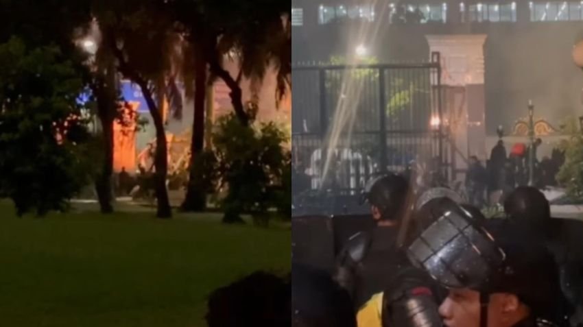 Gedung DPR Membara! Massa Jebol Pagar Kompleks Parlemen, Brimob Mulai Tambah Pasukan